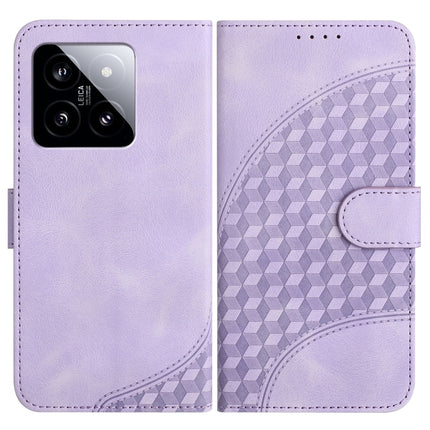 YX0060 Elephant Head Embossed Phone Leather Case with Lanyard, For Xiaomi 14, For Xiaomi Redmi Note 13 5G, For Xiaomi Redmi Note 13 Pro+ 5G