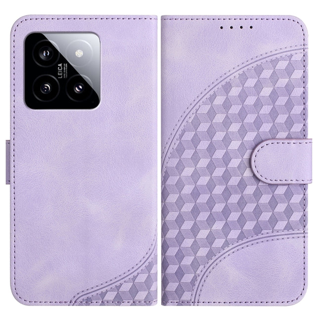 YX0060 Elephant Head Embossed Phone Leather Case with Lanyard, For Xiaomi 14, For Xiaomi Redmi Note 13 5G, For Xiaomi Redmi Note 13 Pro+ 5G