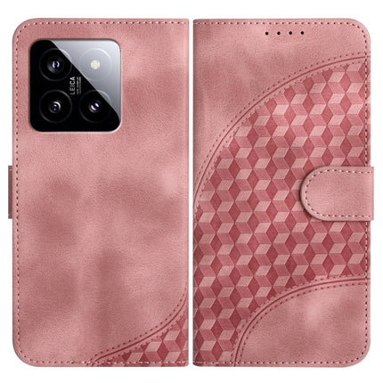 YX0060 Elephant Head Embossed Phone Leather Case with Lanyard, For Xiaomi 14, For Xiaomi Redmi Note 13 5G, For Xiaomi Redmi Note 13 Pro+ 5G