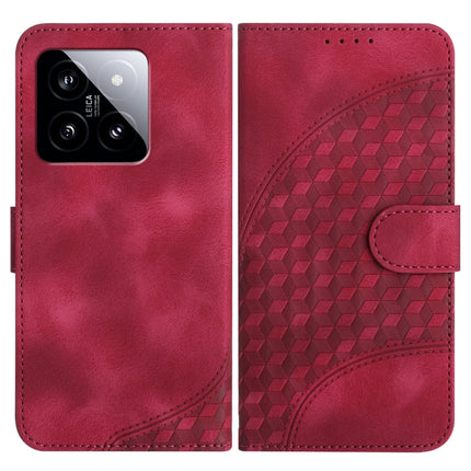 YX0060 Elephant Head Embossed Phone Leather Case with Lanyard, For Xiaomi 14, For Xiaomi Redmi Note 13 5G, For Xiaomi Redmi Note 13 Pro+ 5G