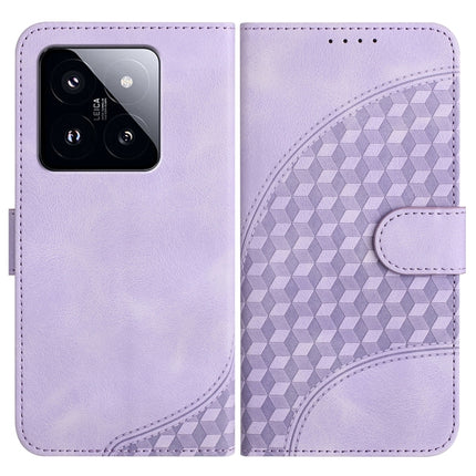 YX0060 Elephant Head Embossed Phone Leather Case with Lanyard, For Xiaomi Redmi 13C, For Xiaomi Redmi K70E, For Xiaomi 14 Pro