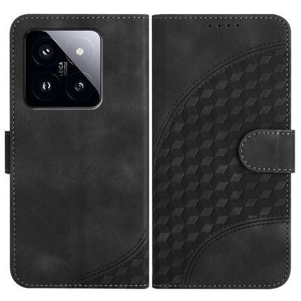 YX0060 Elephant Head Embossed Phone Leather Case with Lanyard, For Xiaomi Redmi 13C, For Xiaomi Redmi K70E, For Xiaomi 14 Pro