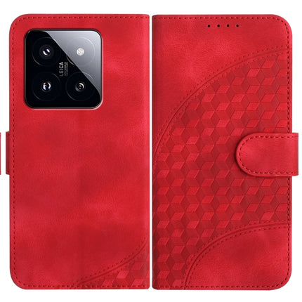 YX0060 Elephant Head Embossed Phone Leather Case with Lanyard, For Xiaomi Redmi 13C, For Xiaomi Redmi K70E, For Xiaomi 14 Pro
