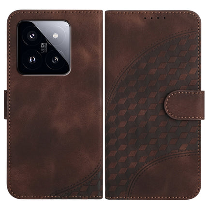 YX0060 Elephant Head Embossed Phone Leather Case with Lanyard, For Xiaomi Redmi 13C, For Xiaomi Redmi K70E, For Xiaomi 14 Pro