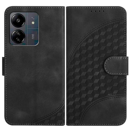 YX0060 Elephant Head Embossed Phone Leather Case with Lanyard, For Xiaomi Redmi 13C, For Xiaomi Redmi K70E, For Xiaomi 14 Pro