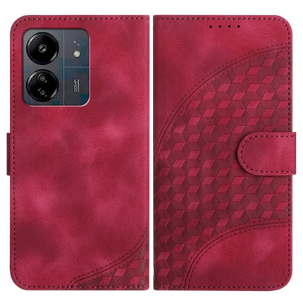 YX0060 Elephant Head Embossed Phone Leather Case with Lanyard, For Xiaomi Redmi 13C, For Xiaomi Redmi K70E, For Xiaomi 14 Pro