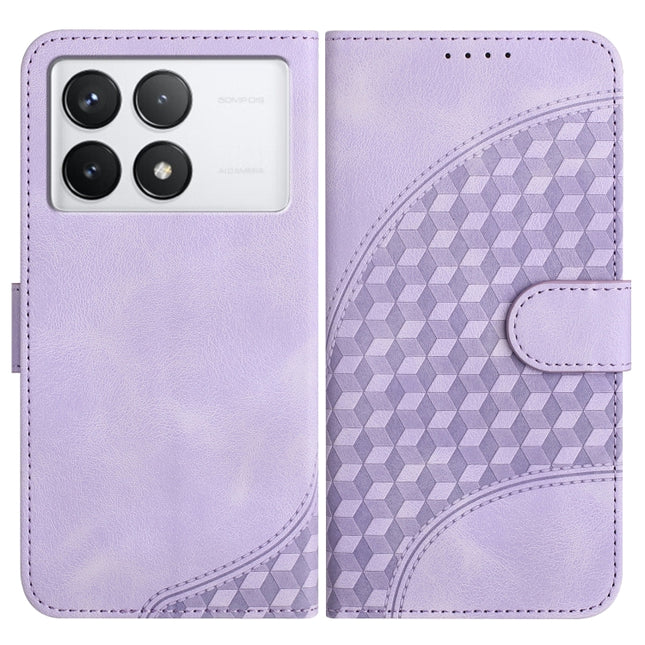 YX0060 Elephant Head Embossed Phone Leather Case with Lanyard, For Xiaomi Redmi K70, For Xiaomi Redmi A3 Pro, For Xiaomi Redmi Note 12S 4G Global