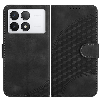 YX0060 Elephant Head Embossed Phone Leather Case with Lanyard, For Xiaomi Redmi K70, For Xiaomi Redmi A3 Pro, For Xiaomi Redmi Note 12S 4G Global