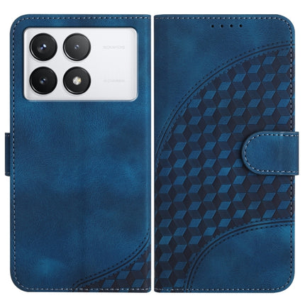 YX0060 Elephant Head Embossed Phone Leather Case with Lanyard, For Xiaomi Redmi K70, For Xiaomi Redmi A3 Pro, For Xiaomi Redmi Note 12S 4G Global