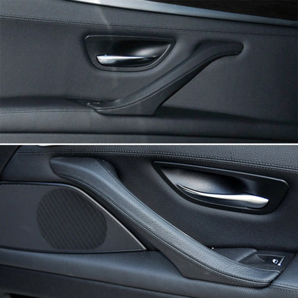 For BMW F10 / F18 5 Series 7pcs Car Inside Doors Handle Pull Trim Cover, 51417225874, Right Driving(Black), Right Driving(Beige Yellow), Right Driving(Beige White), Right Driving(Grey), Right Driving(Wine Red), Right Driving(Mocha Color)