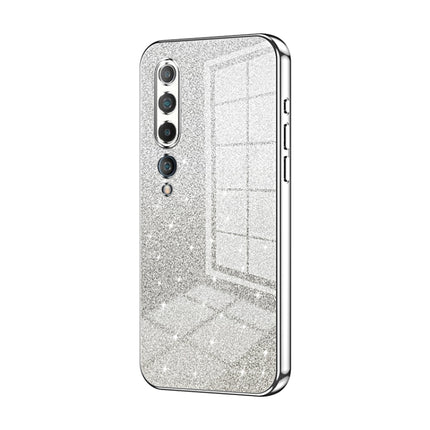 Gradient Glitter Powder Electroplated Phone Case, For Xiaomi Mi 10 Ultra, For Xiaomi Mi 10 Pro 5G, For Xiaomi Mi 10 5G