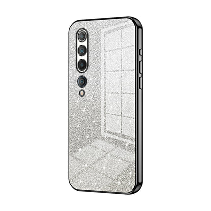 Gradient Glitter Powder Electroplated Phone Case, For Xiaomi Mi 10 Ultra, For Xiaomi Mi 10 Pro 5G, For Xiaomi Mi 10 5G