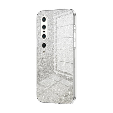 Gradient Glitter Powder Electroplated Phone Case, For Xiaomi Mi 10 Ultra, For Xiaomi Mi 10 Pro 5G, For Xiaomi Mi 10 5G