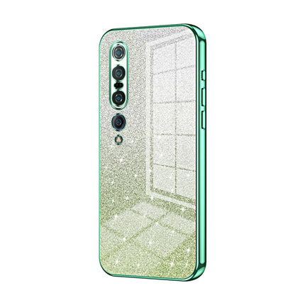 Gradient Glitter Powder Electroplated Phone Case, For Xiaomi Mi 10 Ultra, For Xiaomi Mi 10 Pro 5G, For Xiaomi Mi 10 5G
