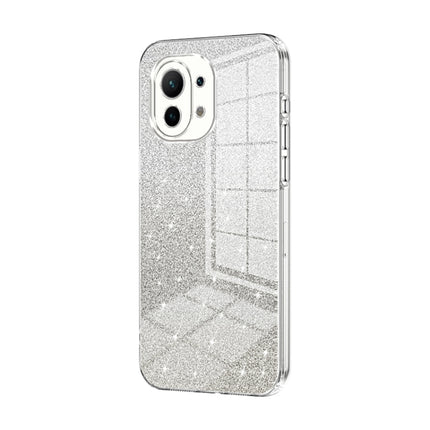 Gradient Glitter Powder Electroplated Phone Case, For Xiaomi Mi 11 Pro, For Xiaomi Mi 11, For Xiaomi Mi 10 Lite 5G