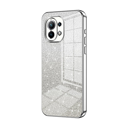 Gradient Glitter Powder Electroplated Phone Case, For Xiaomi Mi 11 Pro, For Xiaomi Mi 11, For Xiaomi Mi 10 Lite 5G