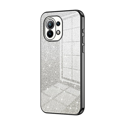 Gradient Glitter Powder Electroplated Phone Case, For Xiaomi Mi 11 Pro, For Xiaomi Mi 11, For Xiaomi Mi 10 Lite 5G