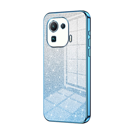 Gradient Glitter Powder Electroplated Phone Case, For Xiaomi Mi 11 Pro, For Xiaomi Mi 11, For Xiaomi Mi 10 Lite 5G