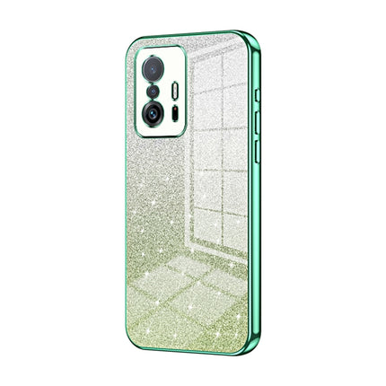 Gradient Glitter Powder Electroplated Phone Case, For Xiaomi 12 / 12X, For Xiaomi Mi 11 Lite 4G / 5G, For Xiaomi 11T / 11T Pro