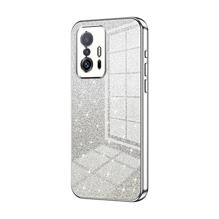 Gradient Glitter Powder Electroplated Phone Case, For Xiaomi 12 / 12X, For Xiaomi Mi 11 Lite 4G / 5G, For Xiaomi 11T / 11T Pro