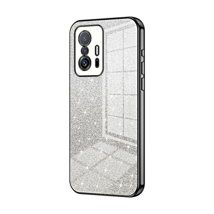 Gradient Glitter Powder Electroplated Phone Case, For Xiaomi 12 / 12X, For Xiaomi Mi 11 Lite 4G / 5G, For Xiaomi 11T / 11T Pro
