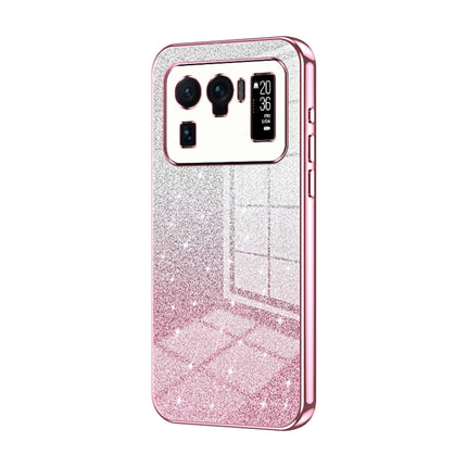 Gradient Glitter Powder Electroplated Phone Case, For Xiaomi Mix 4, For Xiaomi Mi 10S, For Xiaomi Mi 11 Ultra