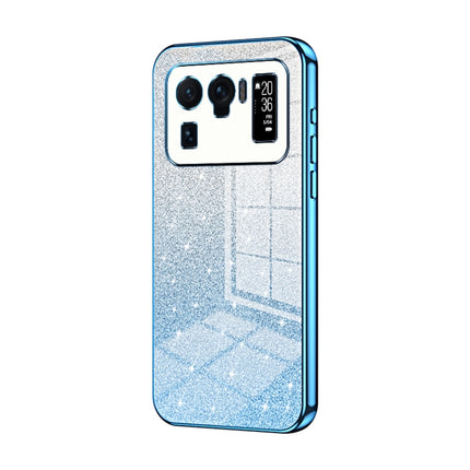 Gradient Glitter Powder Electroplated Phone Case, For Xiaomi Mix 4, For Xiaomi Mi 10S, For Xiaomi Mi 11 Ultra