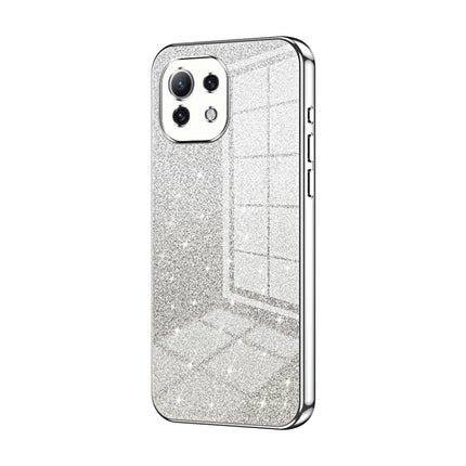 Gradient Glitter Powder Electroplated Phone Case, For Xiaomi 12 / 12X, For Xiaomi Mi 11 Lite 4G / 5G, For Xiaomi 11T / 11T Pro