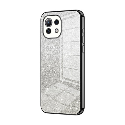 Gradient Glitter Powder Electroplated Phone Case, For Xiaomi 12 / 12X, For Xiaomi Mi 11 Lite 4G / 5G, For Xiaomi 11T / 11T Pro