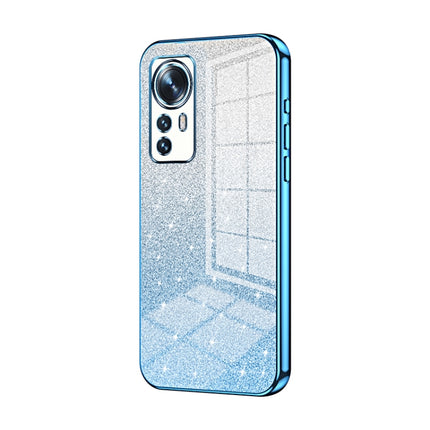 Gradient Glitter Powder Electroplated Phone Case, For Xiaomi 12 / 12X, For Xiaomi Mi 11 Lite 4G / 5G, For Xiaomi 11T / 11T Pro