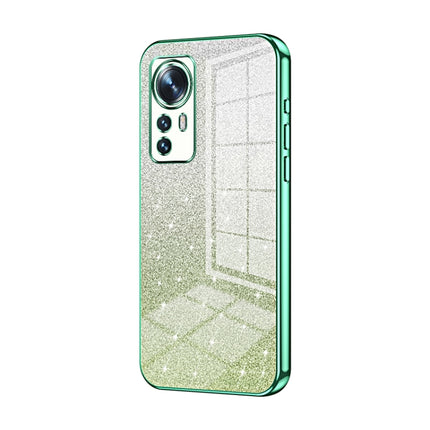 Gradient Glitter Powder Electroplated Phone Case, For Xiaomi 12 / 12X, For Xiaomi Mi 11 Lite 4G / 5G, For Xiaomi 11T / 11T Pro