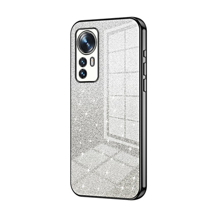 Gradient Glitter Powder Electroplated Phone Case, For Xiaomi 12 / 12X, For Xiaomi Mi 11 Lite 4G / 5G, For Xiaomi 11T / 11T Pro