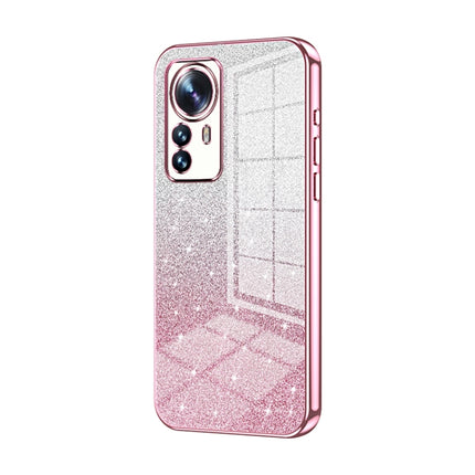 Gradient Glitter Powder Electroplated Phone Case, For Xiaomi 12T Pro, For Xiaomi 12 Pro / 12S Pro, For Xiaomi 12S