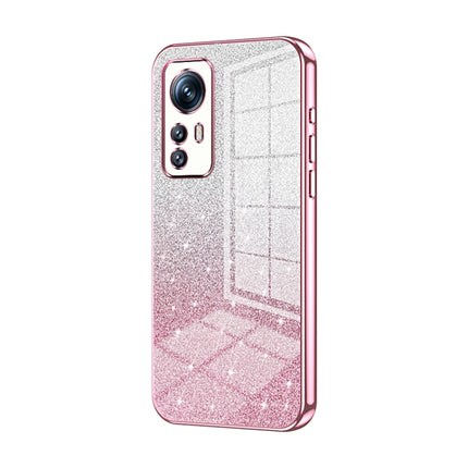 Gradient Glitter Powder Electroplated Phone Case, For Xiaomi 12T Pro, For Xiaomi 12 Pro / 12S Pro, For Xiaomi 12S