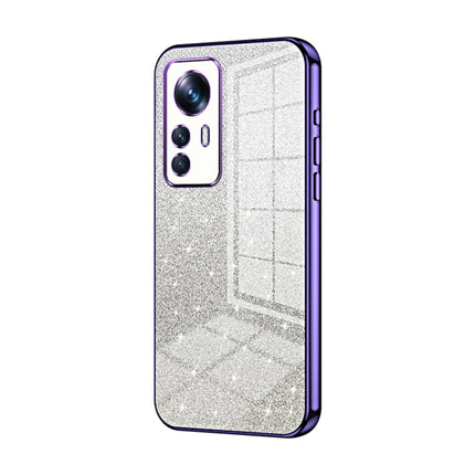Gradient Glitter Powder Electroplated Phone Case, For Xiaomi 12T Pro, For Xiaomi 12 Pro / 12S Pro, For Xiaomi 12S