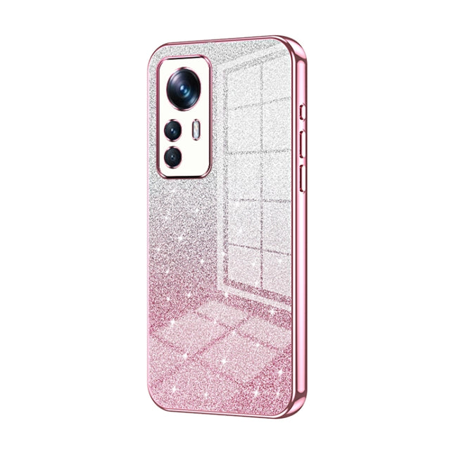 Gradient Glitter Powder Electroplated Phone Case, For Xiaomi 12T Pro, For Xiaomi 12 Pro / 12S Pro, For Xiaomi 12S