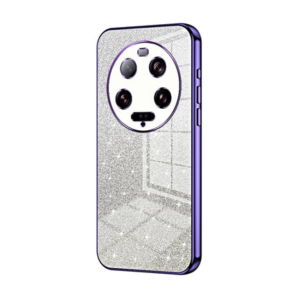 Gradient Glitter Powder Electroplated Phone Case, For Xiaomi 14, For Xiaomi 13 Ultra, For Xiaomi Civi 3