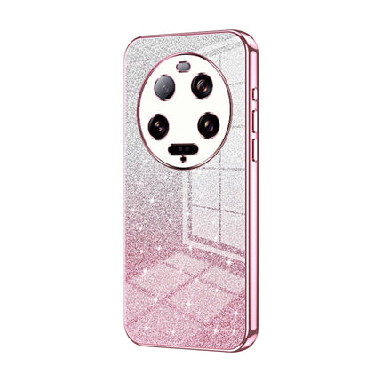 Gradient Glitter Powder Electroplated Phone Case, For Xiaomi 14, For Xiaomi 13 Ultra, For Xiaomi Civi 3