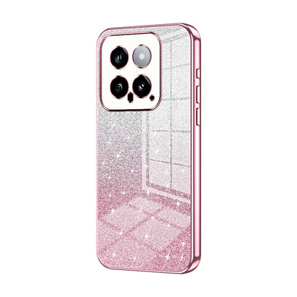 Gradient Glitter Powder Electroplated Phone Case, For Xiaomi 14, For Xiaomi 13 Ultra, For Xiaomi Civi 3