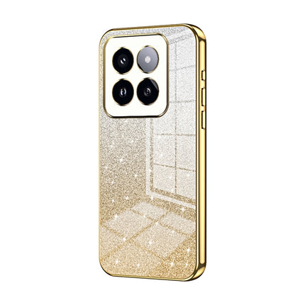 Gradient Glitter Powder Electroplated Phone Case, For Xiaomi 14T, For Xiaomi 14 Ultra, For Xiaomi 14 Pro