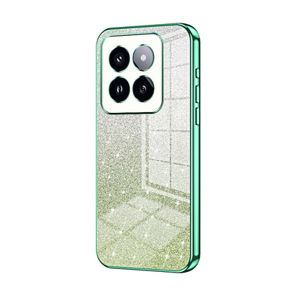Gradient Glitter Powder Electroplated Phone Case, For Xiaomi 14T, For Xiaomi 14 Ultra, For Xiaomi 14 Pro