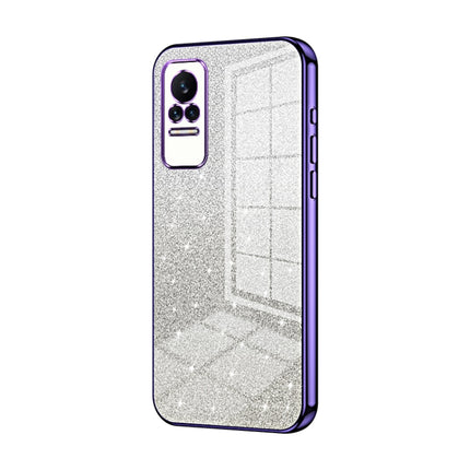 Gradient Glitter Powder Electroplated Phone Case, For Xiaomi Civi / Civi 1S, For Xiaomi Poco M4 Pro, For Xiaomi Poco X4 Pro 5G