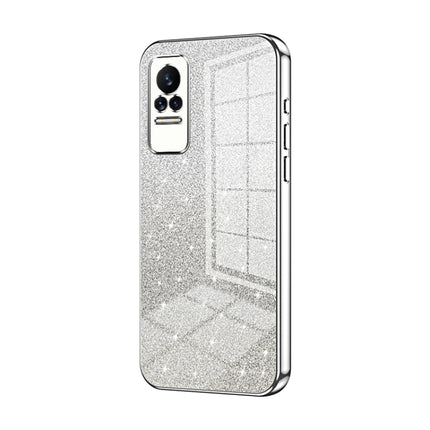 Gradient Glitter Powder Electroplated Phone Case, For Xiaomi Civi / Civi 1S, For Xiaomi Poco M4 Pro, For Xiaomi Poco X4 Pro 5G