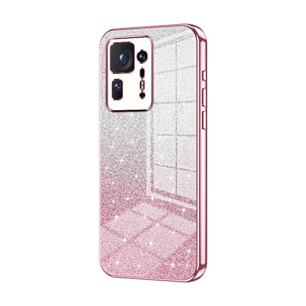 Gradient Glitter Powder Electroplated Phone Case, For Xiaomi Mix 4, For Xiaomi Mi 10S, For Xiaomi Mi 11 Ultra