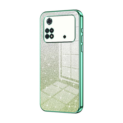 Gradient Glitter Powder Electroplated Phone Case, For Xiaomi Civi / Civi 1S, For Xiaomi Poco M4 Pro, For Xiaomi Poco X4 Pro 5G