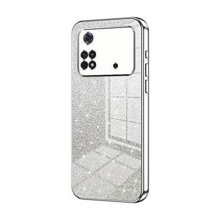 Gradient Glitter Powder Electroplated Phone Case, For Xiaomi Civi / Civi 1S, For Xiaomi Poco M4 Pro, For Xiaomi Poco X4 Pro 5G