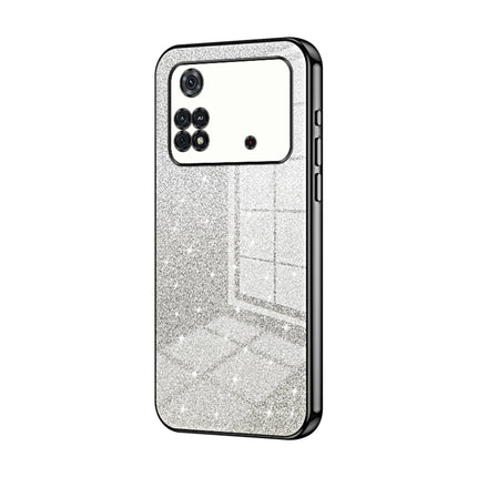 Gradient Glitter Powder Electroplated Phone Case, For Xiaomi Civi / Civi 1S, For Xiaomi Poco M4 Pro, For Xiaomi Poco X4 Pro 5G