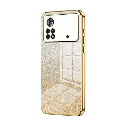 Gradient Glitter Powder Electroplated Phone Case, For Xiaomi Civi / Civi 1S, For Xiaomi Poco M4 Pro, For Xiaomi Poco X4 Pro 5G