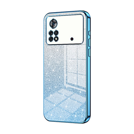 Gradient Glitter Powder Electroplated Phone Case, For Xiaomi Civi / Civi 1S, For Xiaomi Poco M4 Pro, For Xiaomi Poco X4 Pro 5G