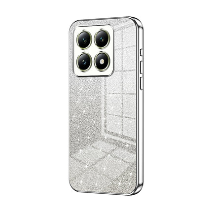 Gradient Glitter Powder Electroplated Phone Case, For Xiaomi 14T, For Xiaomi 14 Ultra, For Xiaomi 14 Pro